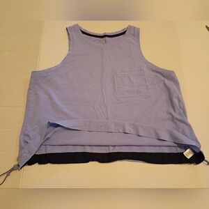 Athleta Women's Organic Daily Bungee Lavender Top Sz M